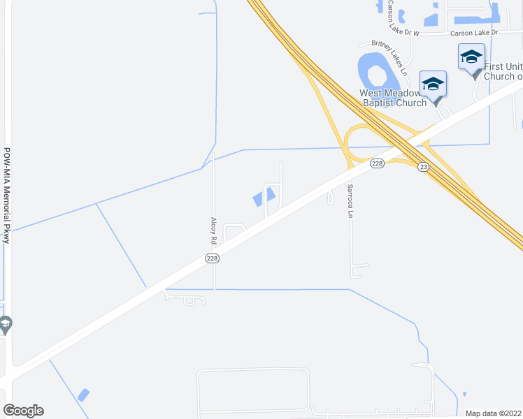 map of restaurants, bars, coffee shops, grocery stores, and more near 12255 Normandy Boulevard in Jacksonville