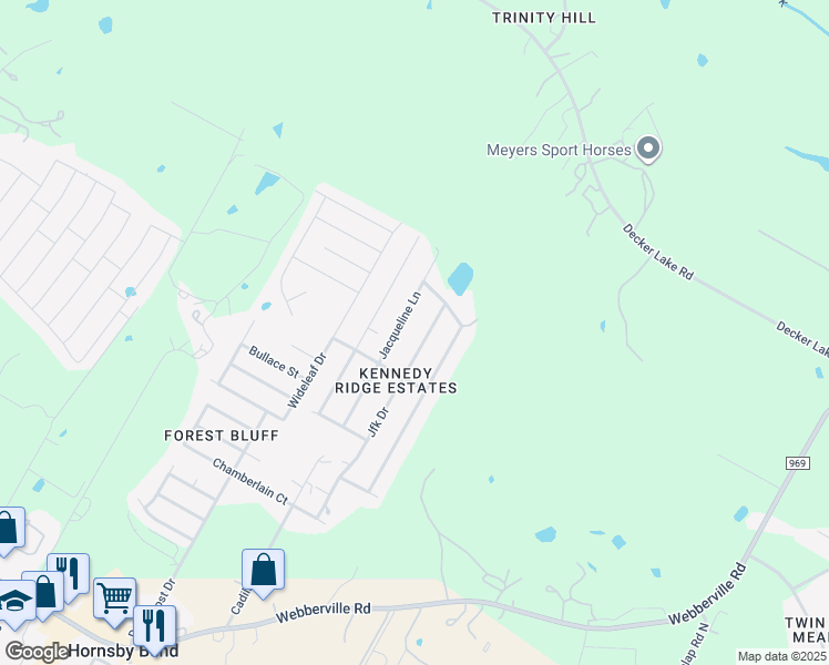 map of restaurants, bars, coffee shops, grocery stores, and more near 6010 Jfk Drive in Austin