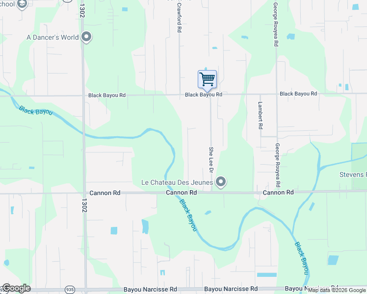 map of restaurants, bars, coffee shops, grocery stores, and more near 13123 Dee Gautreau Road in Gonzales