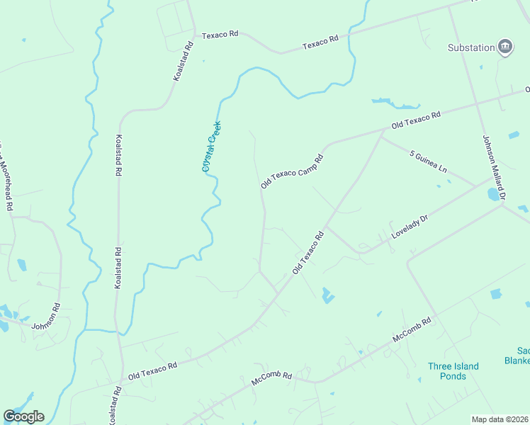 map of restaurants, bars, coffee shops, grocery stores, and more near 13304 Old Texaco Camp Road in Conroe