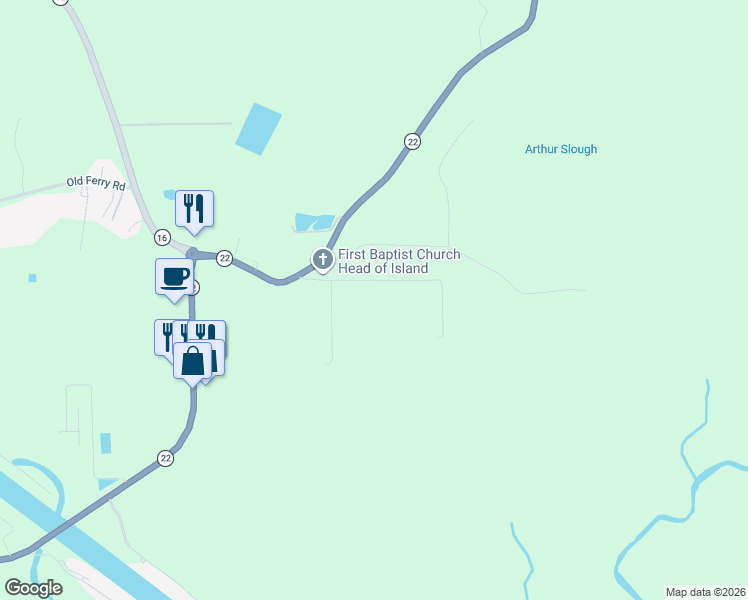 map of restaurants, bars, coffee shops, grocery stores, and more near 19508 Avants Road in Maurepas
