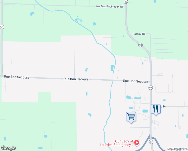 map of restaurants, bars, coffee shops, grocery stores, and more near 335-405 Rue Bon Secours Rd in Scott
