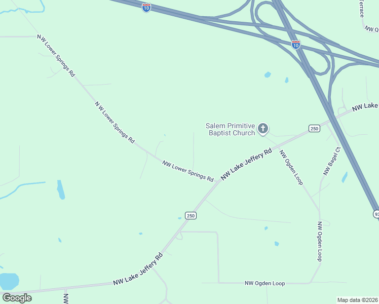 map of restaurants, bars, coffee shops, grocery stores, and more near 277 North West Lower Springs Road in Lake City