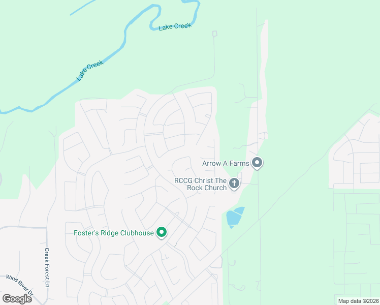 map of restaurants, bars, coffee shops, grocery stores, and more near 14000 Lake Crescent Dr in Conroe