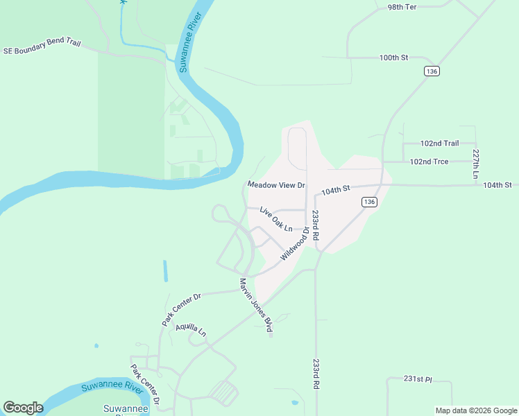 map of restaurants, bars, coffee shops, grocery stores, and more near 23371 Live Oak Lane in Dowling Park