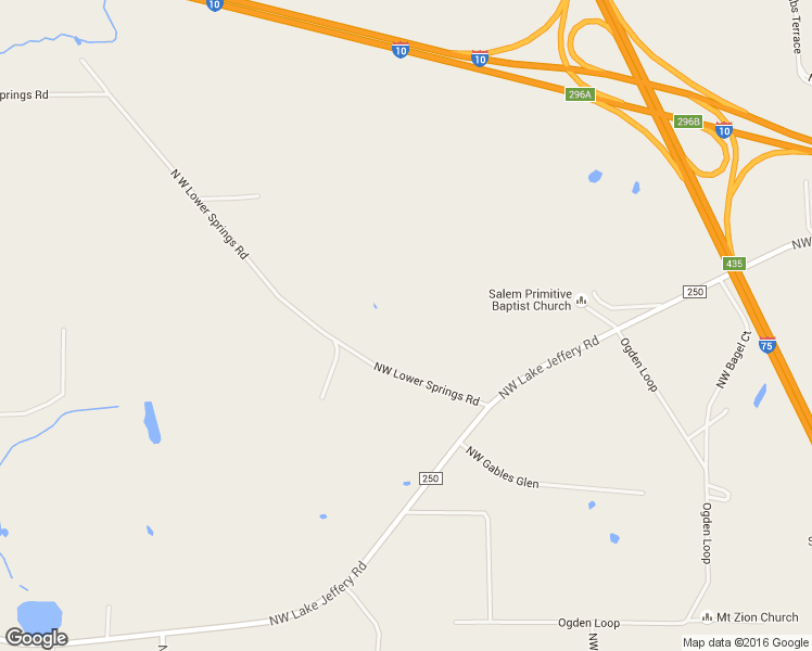 map of restaurants, bars, coffee shops, grocery stores, and more near 277 North West Lower Springs Road in Lake City