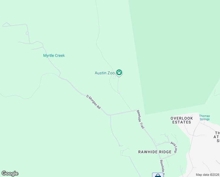 map of restaurants, bars, coffee shops, grocery stores, and more near 10982-11376 Rawhide Trail in Austin