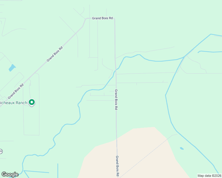 map of restaurants, bars, coffee shops, grocery stores, and more near 1380 Grand Bois Road in Breaux Bridge