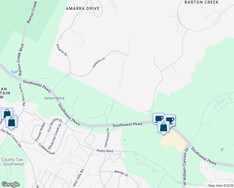 map of restaurants, bars, coffee shops, grocery stores, and more near 5025 Peralta Lane in Austin