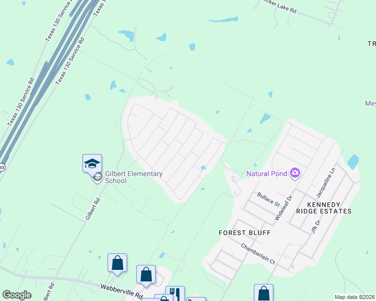 map of restaurants, bars, coffee shops, grocery stores, and more near 5920 Montrelia Drive in Austin