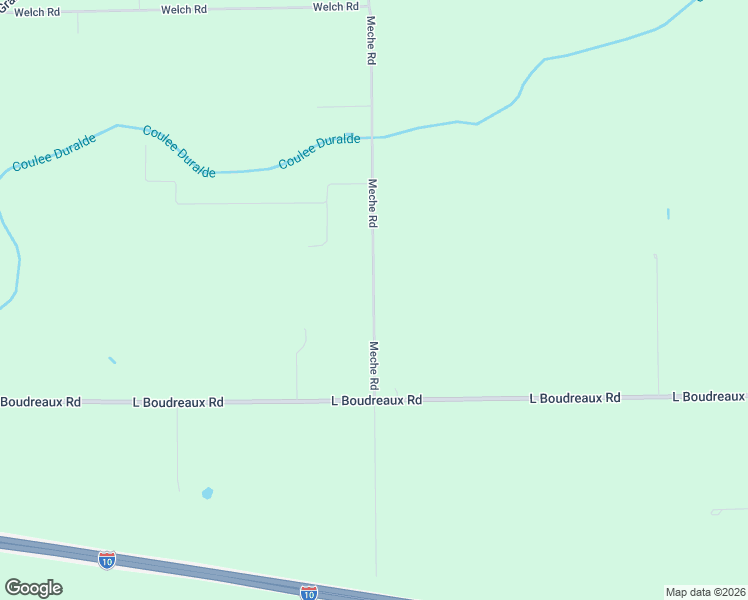 map of restaurants, bars, coffee shops, grocery stores, and more near 1442 Meche Road in Rayne