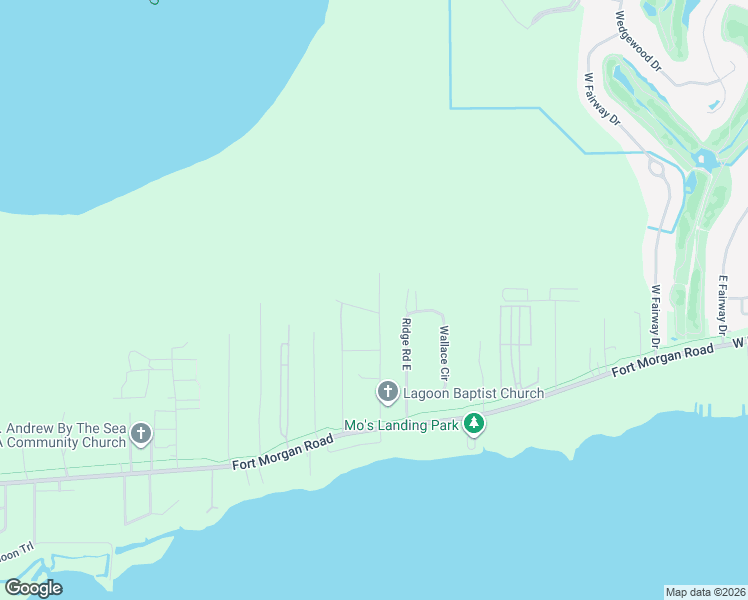map of restaurants, bars, coffee shops, grocery stores, and more near 2511 Callaway Road in Gulf Shores