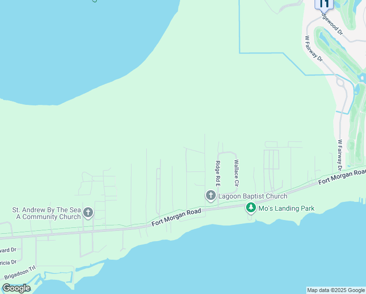 map of restaurants, bars, coffee shops, grocery stores, and more near 17701 Old Fort Morgan Trail in Gulf Shores