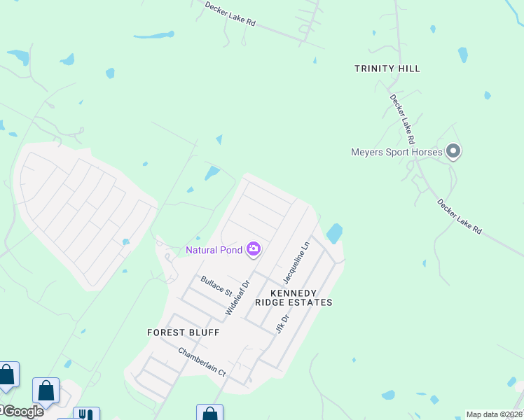 map of restaurants, bars, coffee shops, grocery stores, and more near 15120 Shell Bark Cove in Austin