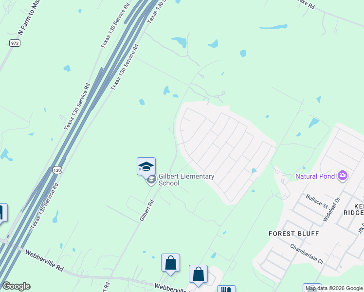 map of restaurants, bars, coffee shops, grocery stores, and more near 13009 Brahmin Drive in Austin
