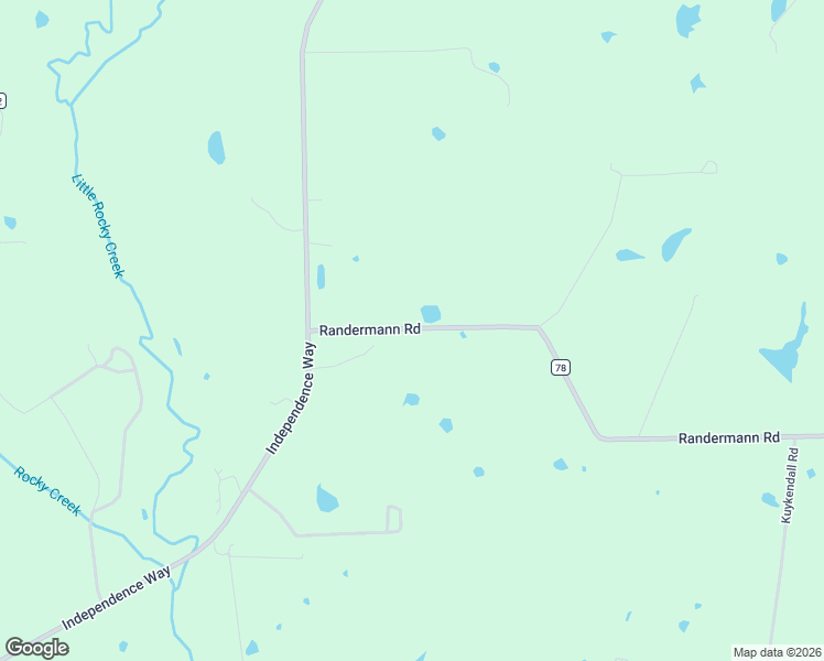 map of restaurants, bars, coffee shops, grocery stores, and more near 6350 Randermann Road in Brenham