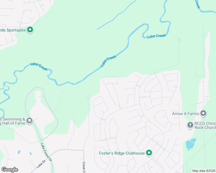 map of restaurants, bars, coffee shops, grocery stores, and more near 59 Creek Forest Lane in Conroe