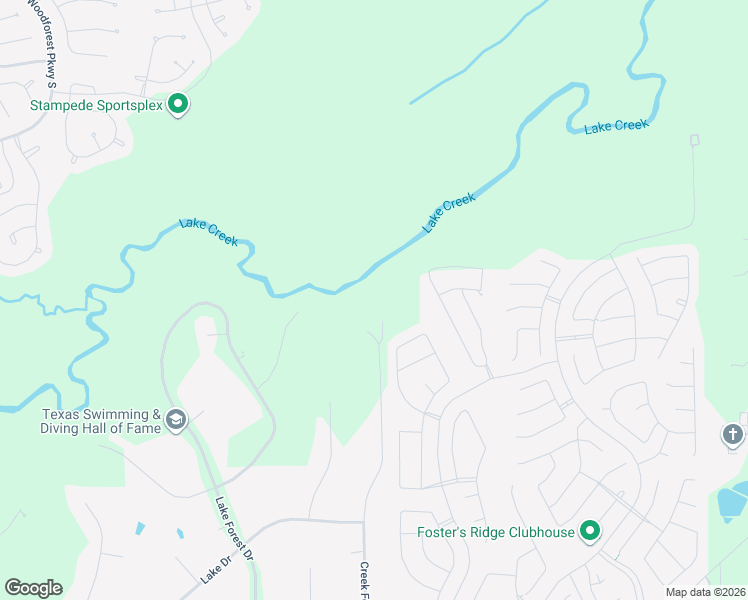 map of restaurants, bars, coffee shops, grocery stores, and more near 59 Creek Forest Lane in Conroe