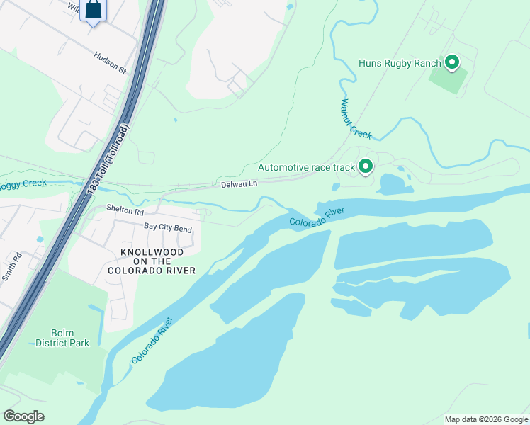 map of restaurants, bars, coffee shops, grocery stores, and more near 7711 Shelton Road in Austin