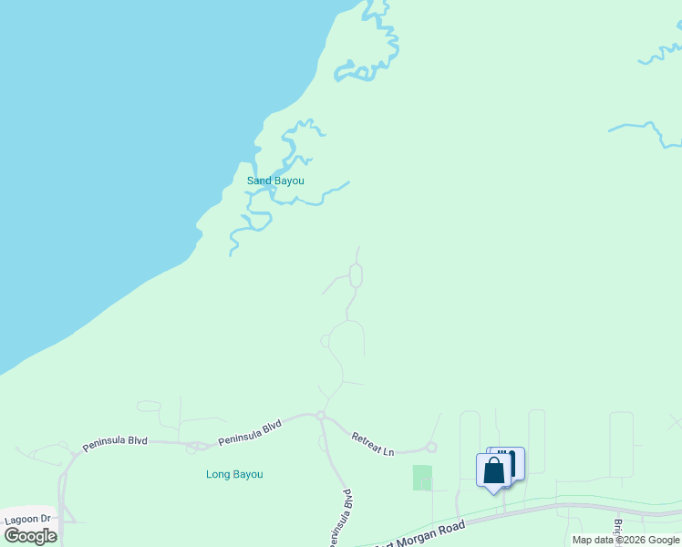 map of restaurants, bars, coffee shops, grocery stores, and more near Natures Trail in Gulf Shores