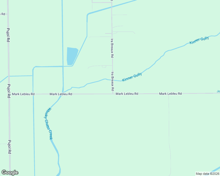 map of restaurants, bars, coffee shops, grocery stores, and more near 1414 Ira Breaux Road in Lake Charles
