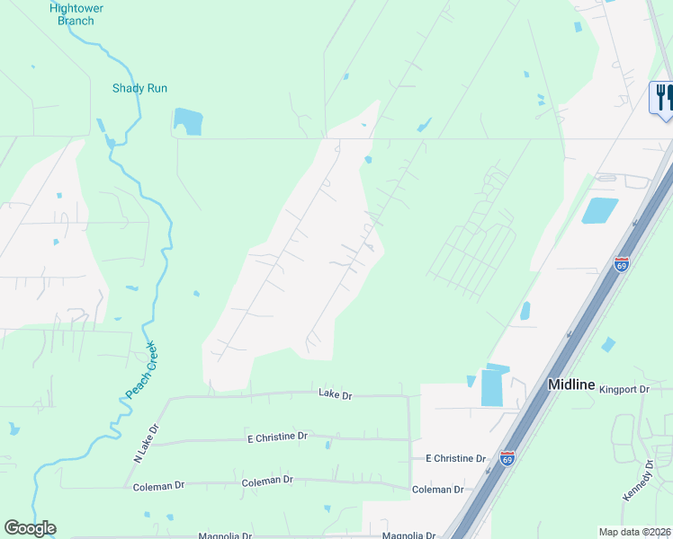 map of restaurants, bars, coffee shops, grocery stores, and more near 12616 Lewis Road in Cleveland