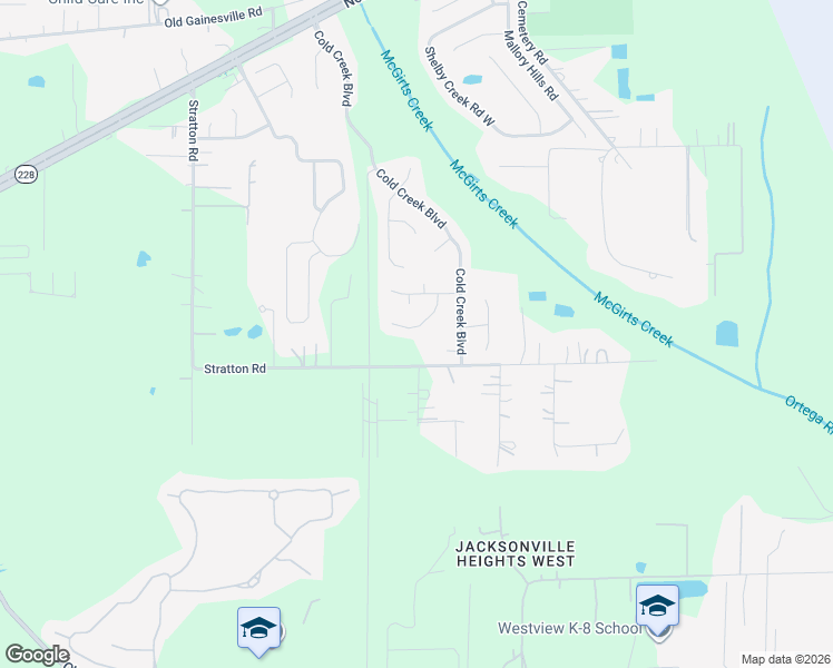 map of restaurants, bars, coffee shops, grocery stores, and more near 10521 Pope Valley Court in Jacksonville