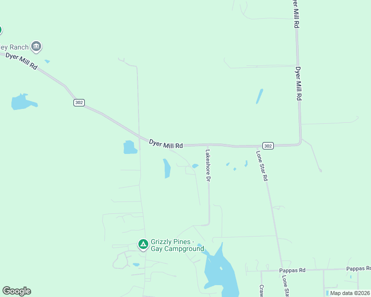 map of restaurants, bars, coffee shops, grocery stores, and more near 5379 County Road 302 in Navasota