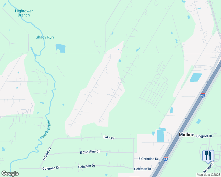 map of restaurants, bars, coffee shops, grocery stores, and more near 12568 Lewis Road in Cleveland