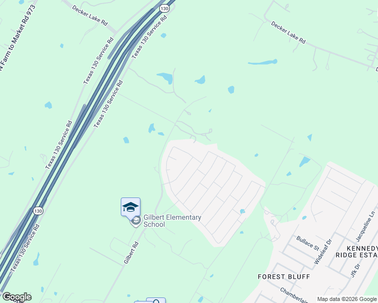 map of restaurants, bars, coffee shops, grocery stores, and more near 5511 Gilbert Road in Austin