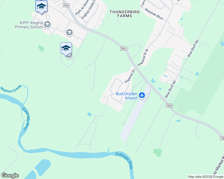 map of restaurants, bars, coffee shops, grocery stores, and more near 4507 Atlantis Drive in Austin