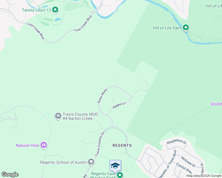 map of restaurants, bars, coffee shops, grocery stores, and more near 6120 Charis Court in Austin