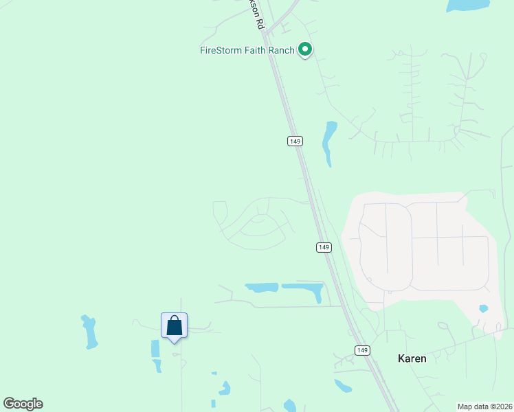 map of restaurants, bars, coffee shops, grocery stores, and more near 5824 Farm to Market 149 in Magnolia