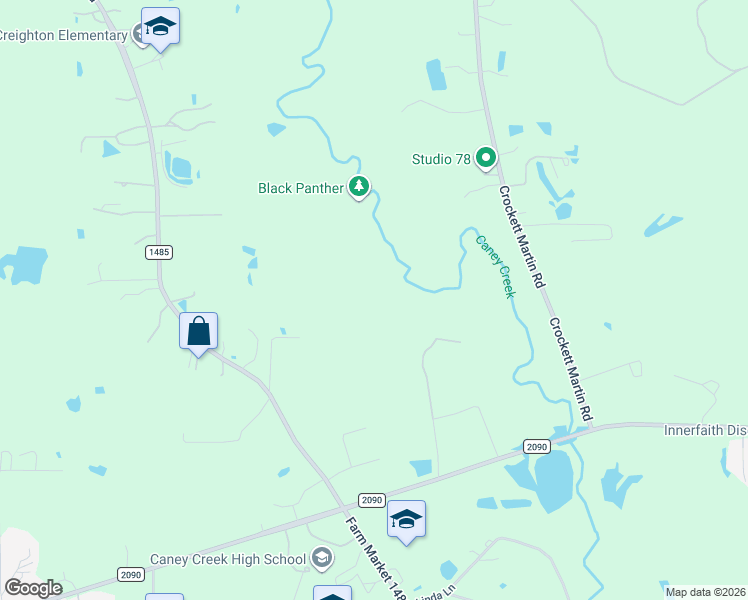 map of restaurants, bars, coffee shops, grocery stores, and more near in Conroe