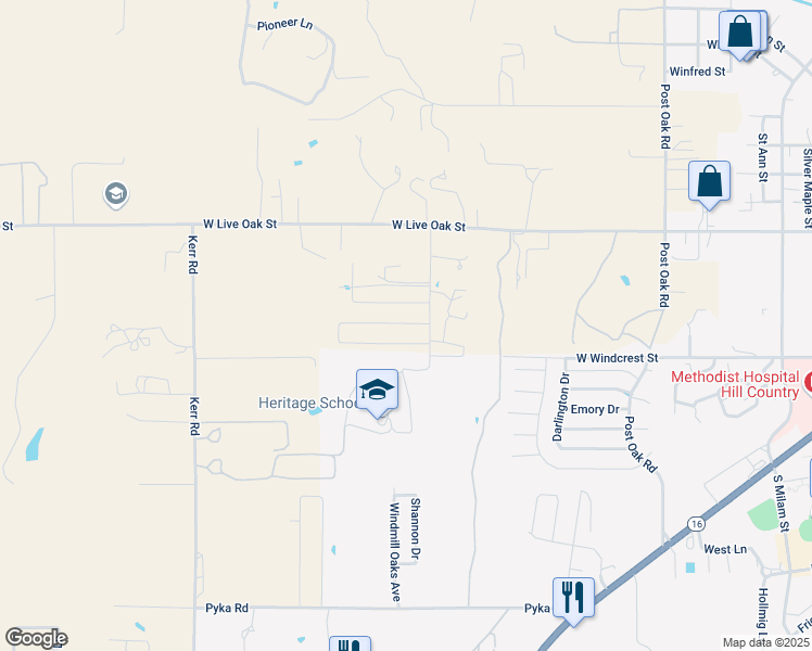 map of restaurants, bars, coffee shops, grocery stores, and more near 111 Feather Way in Fredericksburg