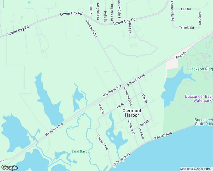 map of restaurants, bars, coffee shops, grocery stores, and more near 5030 Evelyn Place in Bay St. Louis