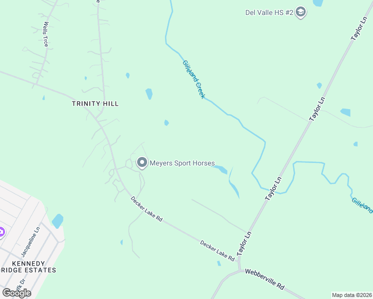 map of restaurants, bars, coffee shops, grocery stores, and more near 16200 Decker Lake Road in Manor