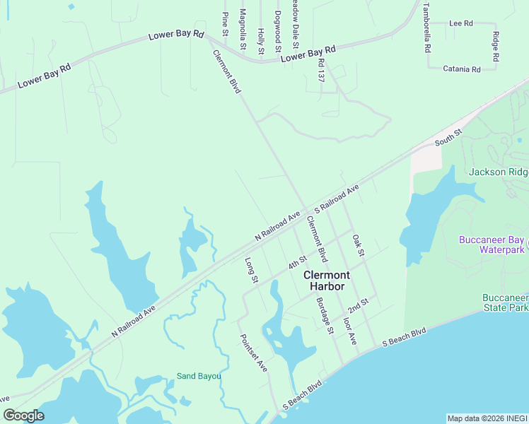 map of restaurants, bars, coffee shops, grocery stores, and more near 5030 Evelyn Place in Bay St. Louis