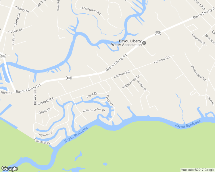 map of restaurants, bars, coffee shops, grocery stores, and more near 105 Ebony Drive in Slidell