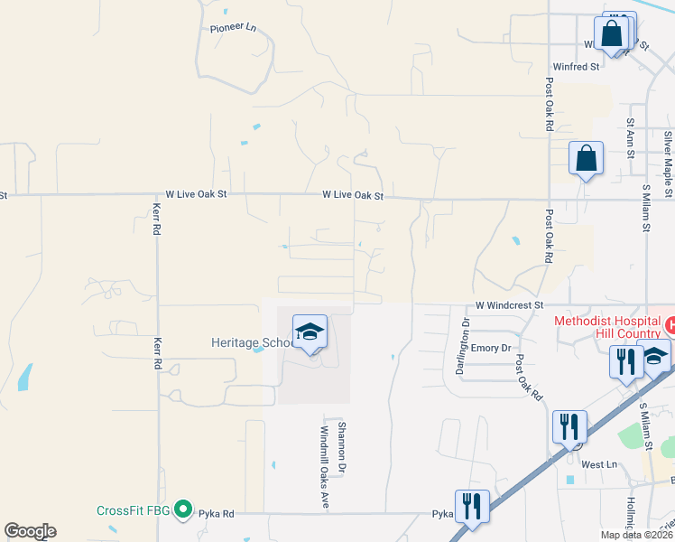 map of restaurants, bars, coffee shops, grocery stores, and more near 111 Feather Way in Fredericksburg