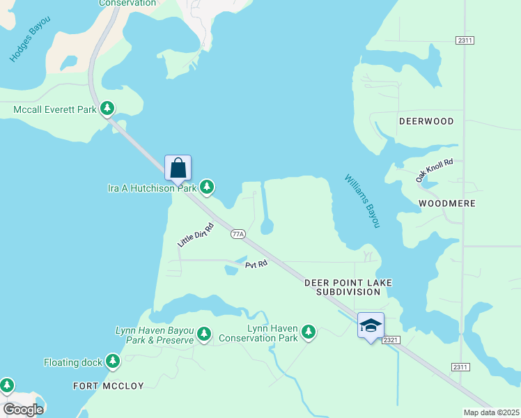 map of restaurants, bars, coffee shops, grocery stores, and more near 6426 Stoney Point Road in Panama City