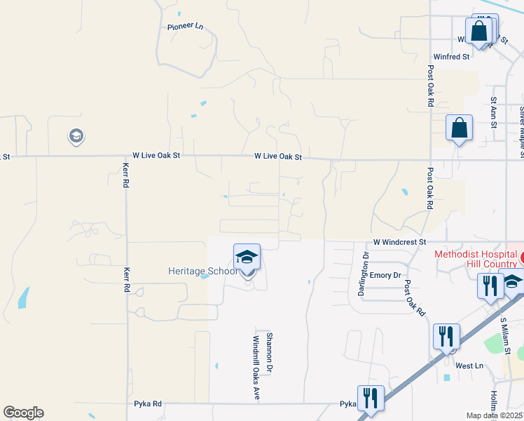 map of restaurants, bars, coffee shops, grocery stores, and more near 111 Feather Way in Fredericksburg