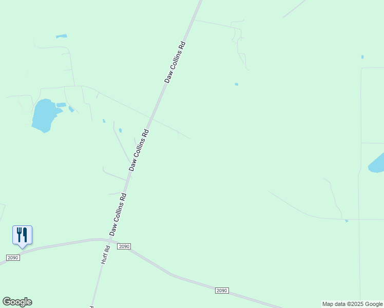 map of restaurants, bars, coffee shops, grocery stores, and more near 21699 Davis Rd in Splendora