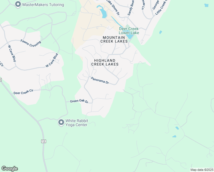 map of restaurants, bars, coffee shops, grocery stores, and more near 941 Panorama Drive in Dripping Springs