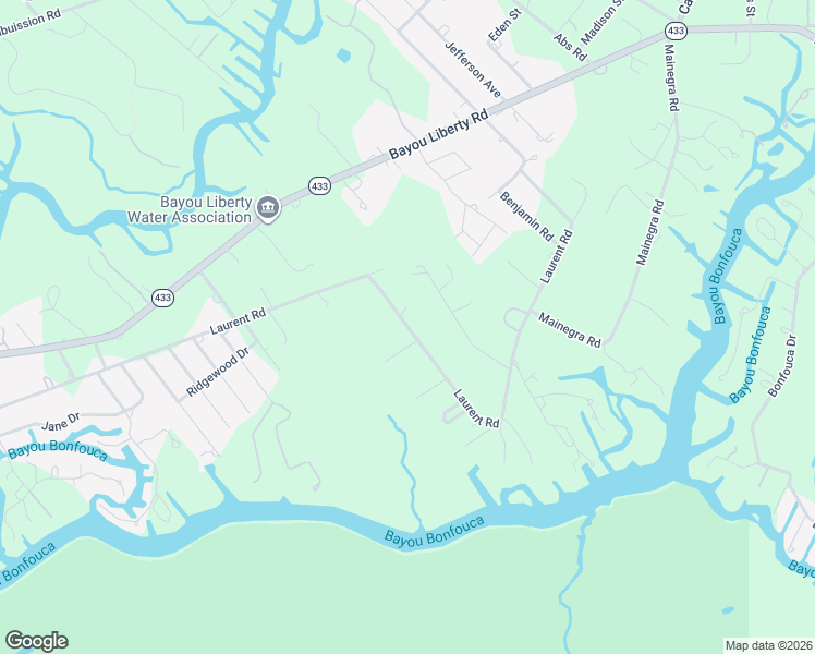 map of restaurants, bars, coffee shops, grocery stores, and more near 35136 Laurent Road in Slidell