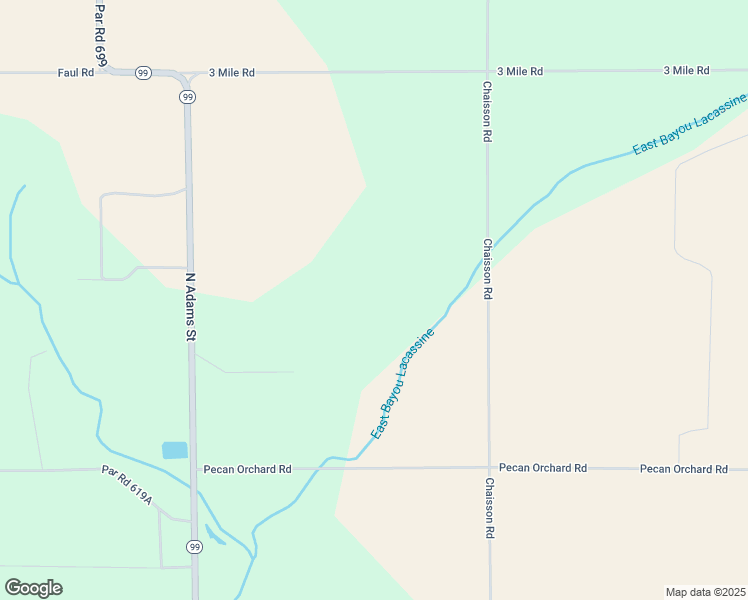 map of restaurants, bars, coffee shops, grocery stores, and more near 16378 Chaisson Road in Welsh