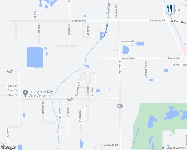 map of restaurants, bars, coffee shops, grocery stores, and more near 117 Haven Loop in Scott