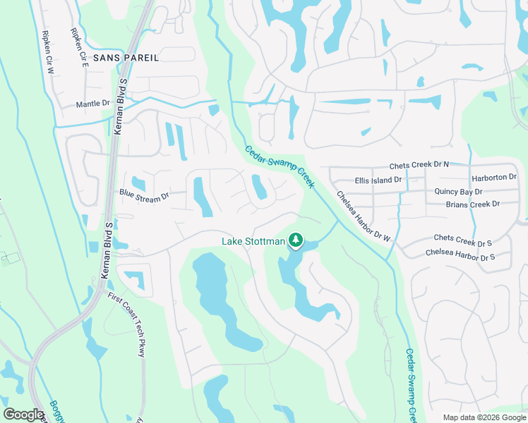 map of restaurants, bars, coffee shops, grocery stores, and more near 4576 Antler Hill Drive East in Jacksonville