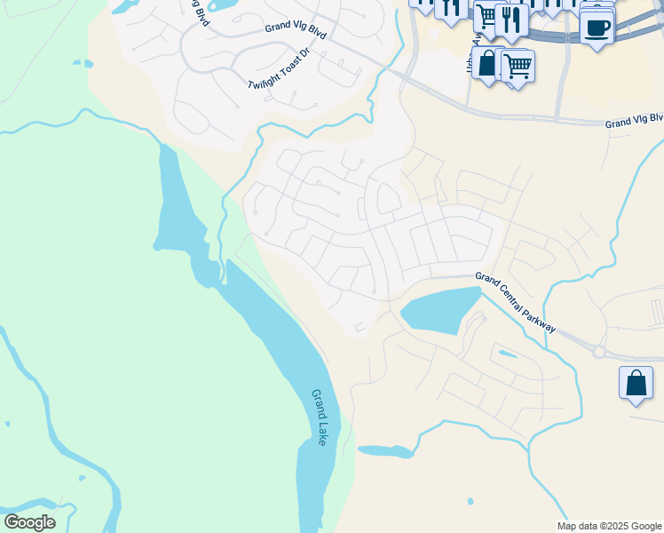 map of restaurants, bars, coffee shops, grocery stores, and more near 631 Lost Maples Bend Lane in Conroe