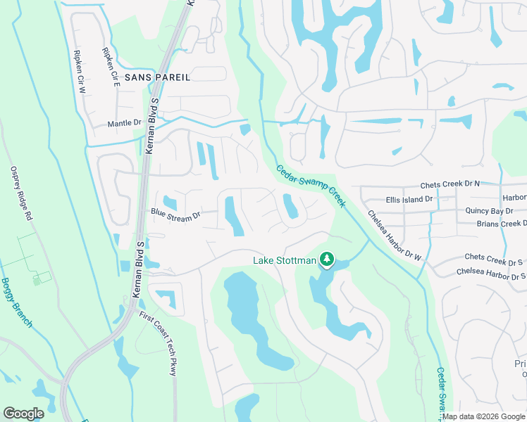 map of restaurants, bars, coffee shops, grocery stores, and more near 4524 Antler Hill Drive West in Jacksonville